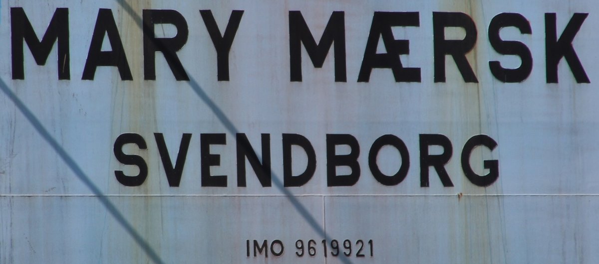 MARY MAERSK aufgenommen am 09.08.2017 bei Bremerhaven Höhe Container Terminal NTB
