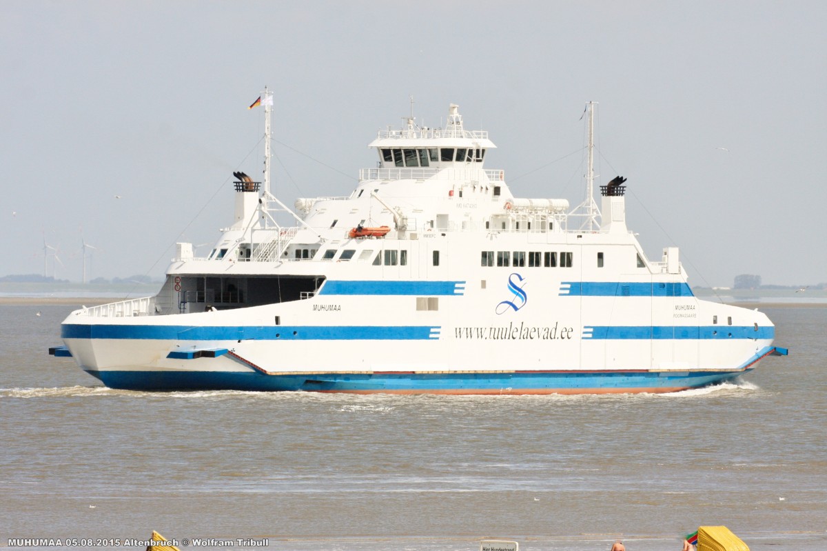 MUHUMAA aufgenommen bei Cuxhaven Hhe Altenbruch am 05.08.2015