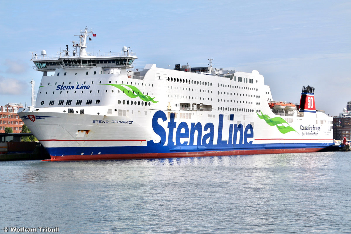STENA GERMANICA aufgenommen am 26. Juli 2017 bei Kiel Höhe Cruise Terminal Schwedenkai