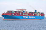 cosco-shipping-aries-9783497-3/635415/cosco-shipping-aries-am-29072018-bei COSCO SHIPPING ARIES am 29.07.2018 bei Cuxhaven Höhe Steubenhöft