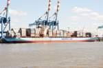 GERD MAERSK am 12.08.2012 bei Bremerhaven Hhe Container Terminal NTB