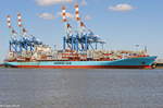 gerd-maersk-9320245-2/702881/gerd-maersk-aufgenommen-am-12082012-bei GERD MAERSK aufgenommen am 12.08.2012 bei Bremerhaven Höhe Container Terminal NTB