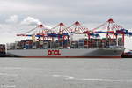 OOCL SCANDINAVIA aufgenommen am 29.07.2019 bei Wilhelmshaven Hhe Container Terminal Eurogate