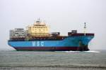 MSC Sariska aufgenommen am 24.08.2011 bei Cuxhaven H�he Steubenh�ft