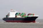 Das Containerschiff CAP STEPHENS aufgenommen am 13.07.10 bei Cuxhaven H�he Steubenh�ft