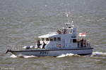HMS CHARGER aufgenommen am 27.07.19 bei Cuxhaven Höhe Steubenhöft