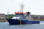 Das K�stenwachtschiff Eschwege aufgenommen bei Rostock H�he Warnem�nde am 14.07.10
