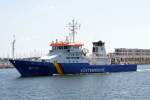 Das K�stenwachtschiff Eschwege aufgenommen bei Rostock H�he Warnem�nde am 14.07.10