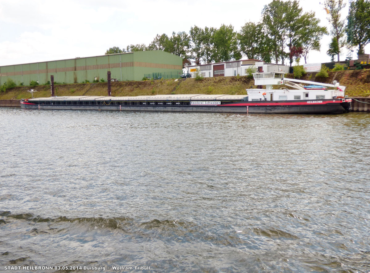 STADT HEILBRONN am 03.05.2014 bei der Hafenrundfahrt durch den Duisburger Hafen