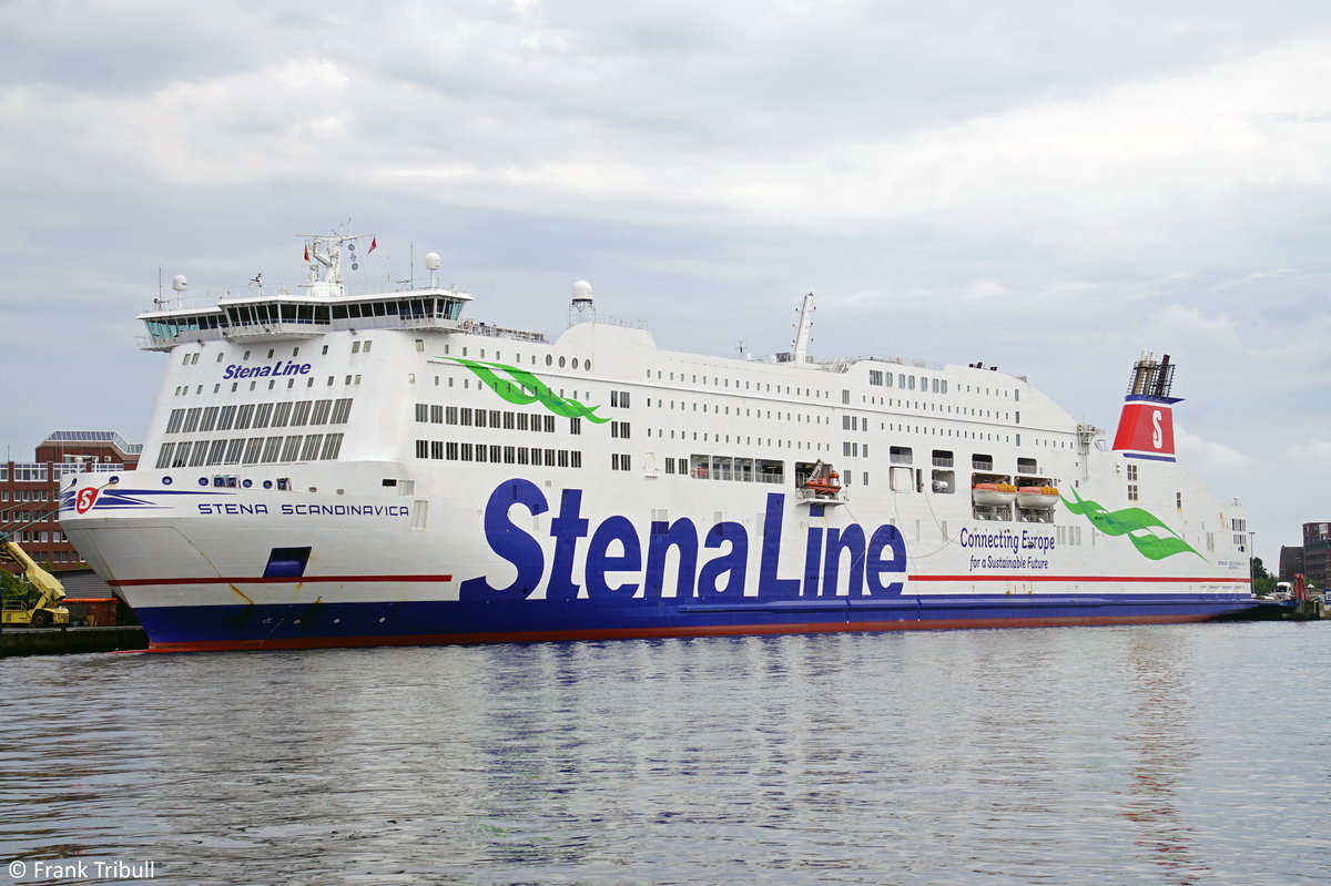 STENA SCANDINAVICA aufgenommen am 31.07.2019 im Hafen von Kiel