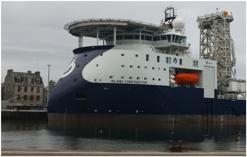 Aberdeen ist ein St�tzpunkt der Oelindustrie im Nordatlantik. (05.08.2008)