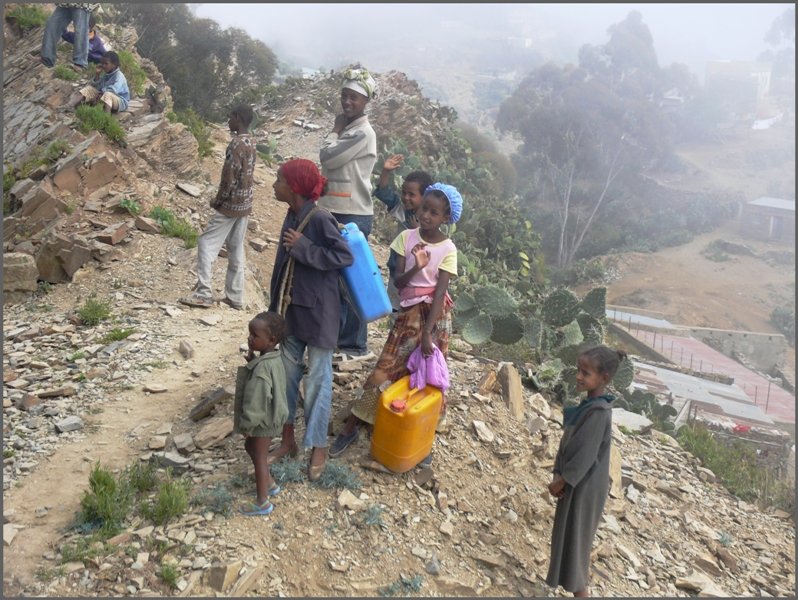 Auf diesen Wegen oder Trampelpfaden w�rden wir uns nur mit Bergschuhen bewegen. (01.11.2008)