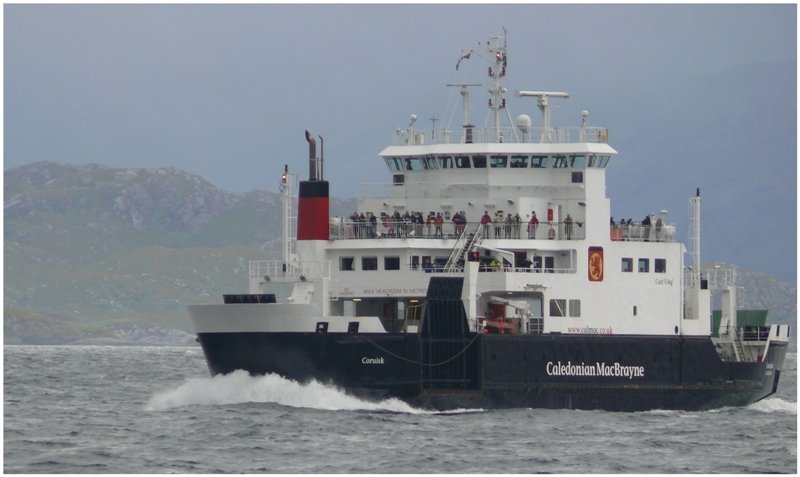 Ein F�hrschiff der Caledonian McBrayne zwischen Armdale und Mallaig. (08.08.2008)