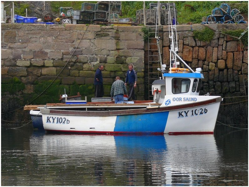 Im Hafen von Crail. (04.08.2008)
