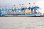 MAERSK TAURUS am 03.08.2013 bei Bremerhaven Hhe Container Terminal NTB