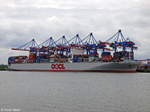 OOCL KOREA aufgenommen am 27.07.2015 bei Hamburg Höhe Container Terminal Altenwerder