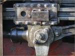 Antriebsdetail einer eritreischen Mallet Dampflok im Depot Asmara.