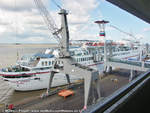 MAXIM GORKIY am 04.08.2005 in Bremerhaven am Columbus Cruise Center