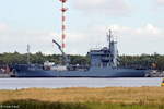 A 516 DONAU aufgenommen am 18.08.2011 im Marinehafen von Rostock