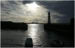 Nochmals ein spektakul�rer letzter Sonnenuntergang in Newhaven. (10.08.2008)