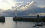 Die Stimmungen am Leuchtturm von Newhaven wechseln im Minutentakt.