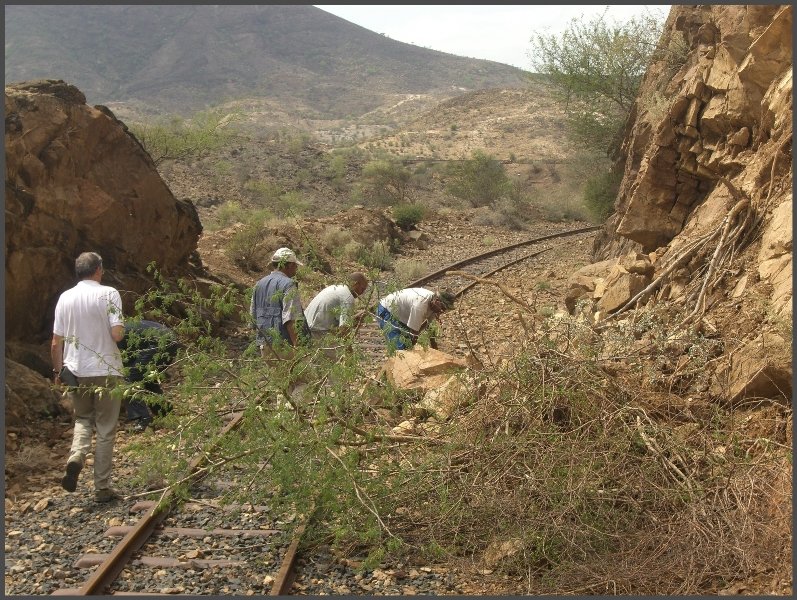 Zeitweise ging es nur in 100m Schritten vorw�rts, aber wir hatten ja Zeit, gen�gend Zeit. (30.10.2008)